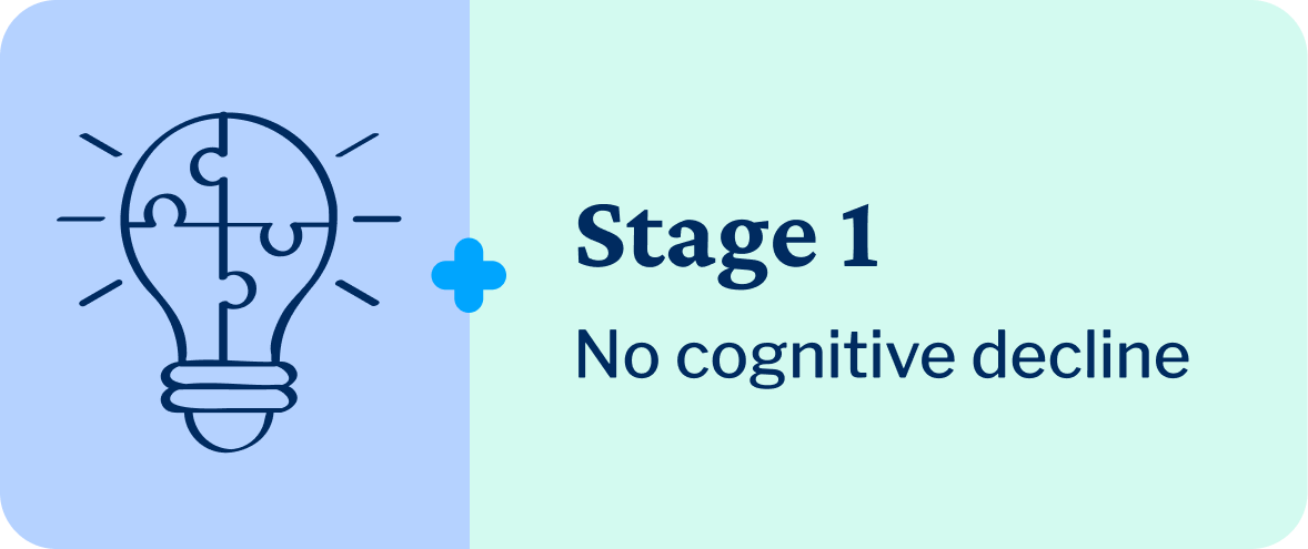 stage 1 dementia symptoms