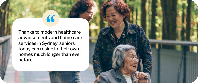 Modern healthcare and home care services help seniors in Australia maintain their independence