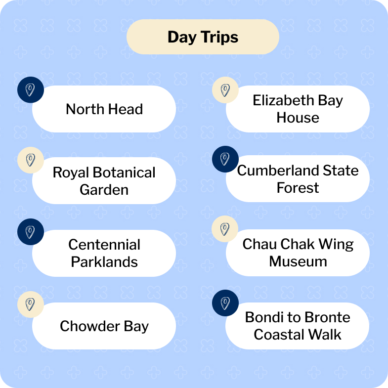 Day trips are excellent activities for seniors in Sydney