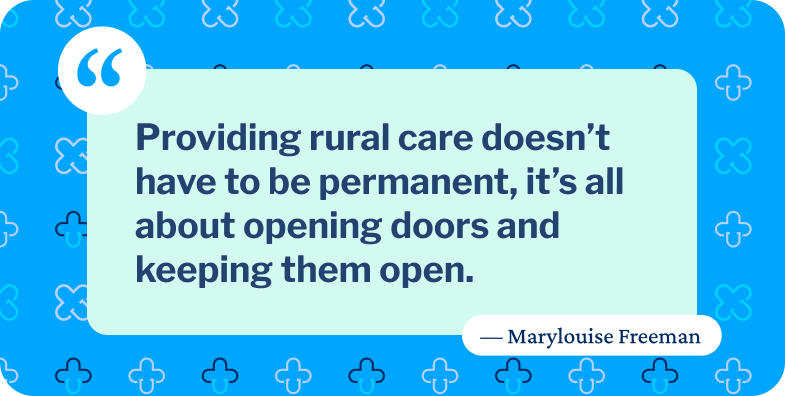 Rural home care can be a flexible role for health professionals